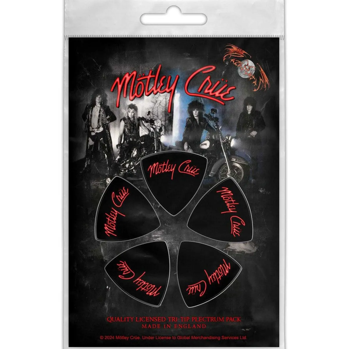 Mötley Crüe: Logo - Tri-Tip Plektrasetti 5kpl Plektrasetit|Mötley Crue
