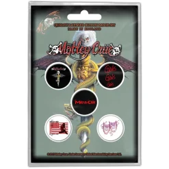 Outlet Mötley Crue Dr Feelgood - Pinssi setti 5kpl Pinssit Ja Rintanapit|Mötley Crue