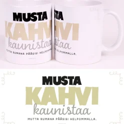 Hot Musta kahvi - Muki Huumorimukit