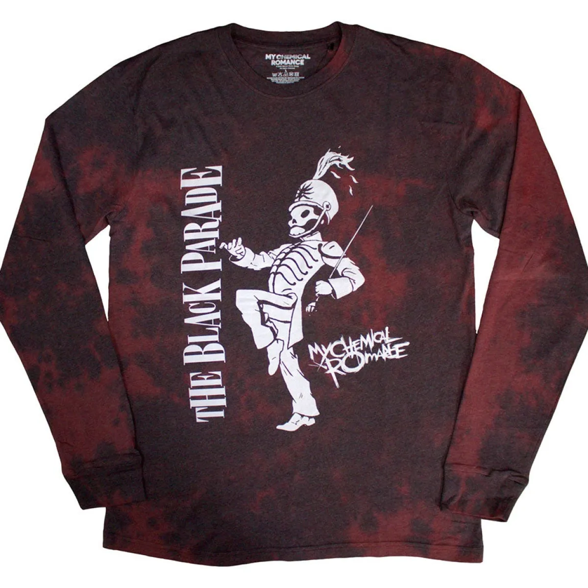 Sale My Chemical Romance: Marching Red - Pitkähihainen paita (Wash Collection) Pitkähihaiset Paidat|My Chemical Romance