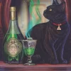 New Absinthe - A5 Muistikirja Kissateema|Toimistotarvikkeet
