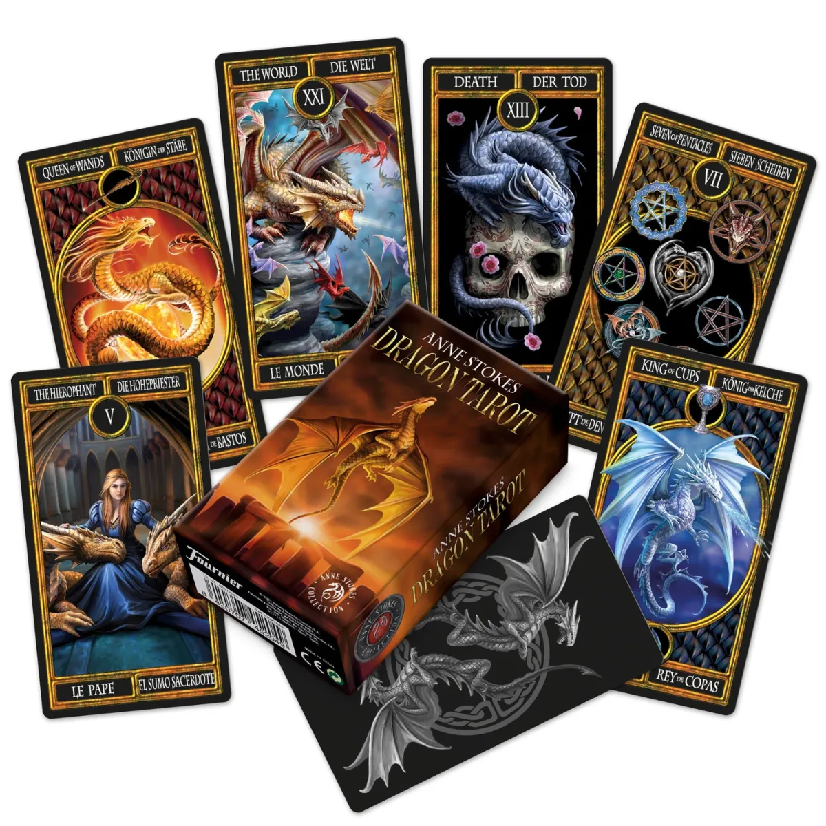 Clearance Anne Stokes Dragon - Tarotkortit Lohikäärmeet|Ystävälle