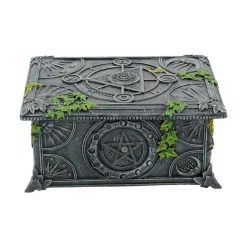 Best Wiccan Pentagram - Tarokortti Rasia 17,5cm Goottikamaa|Hyllyt & Säilytys