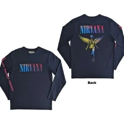 Nirvana Angelic Gradient - Pitkähihainen paita Pitkähihaiset Paidat|Bändipaidat