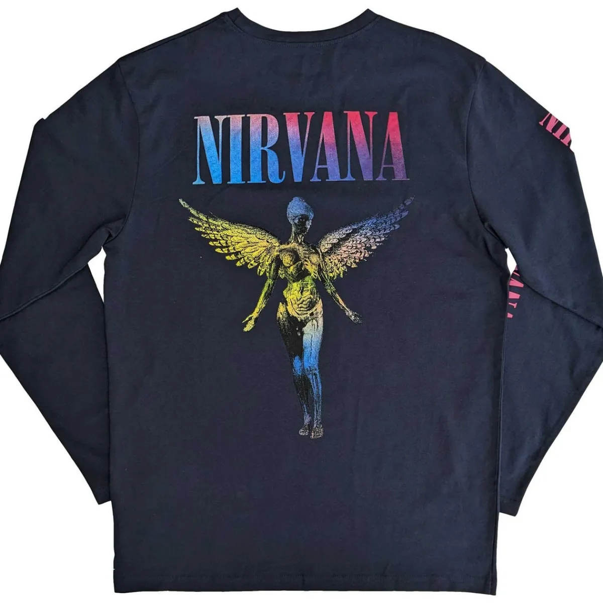 Nirvana Angelic Gradient - Pitkähihainen paita Pitkähihaiset Paidat|Bändipaidat