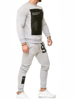 Discount Shakur 96 - collegepaita, harmaa Pitkähihaiset Paidat|Hip Hop & Räp