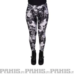 Outlet White Skulls - legginsit Leggingsit|Urban Wear Katukamaa