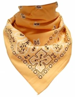 Hot Paisley Apricot - Bandana huivi Hippikamaa|Pinup-Kamaa