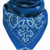 Outlet Paisley Blue - Bandana huivi Hippikamaa|Rockabilly