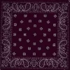 Outlet Paisley Bordeaux - Bandana huivi Kantri & Western|Bandanat