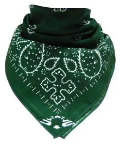 Online Paisley Green - Bandana huivi Bandanat
