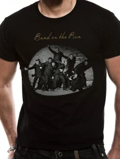 Sale Paul McCartney & Wings Band On The Run - T-paita Bändipaidat|T-Paidat