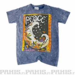 Discount Peaceful - T-paita, sininen Hippikamaa|T-Paidat