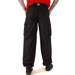 Outlet Basic Cargo Pants- Reisitaskuhousut, musta Reisitaskuhousut|Urban Wear Katukamaa