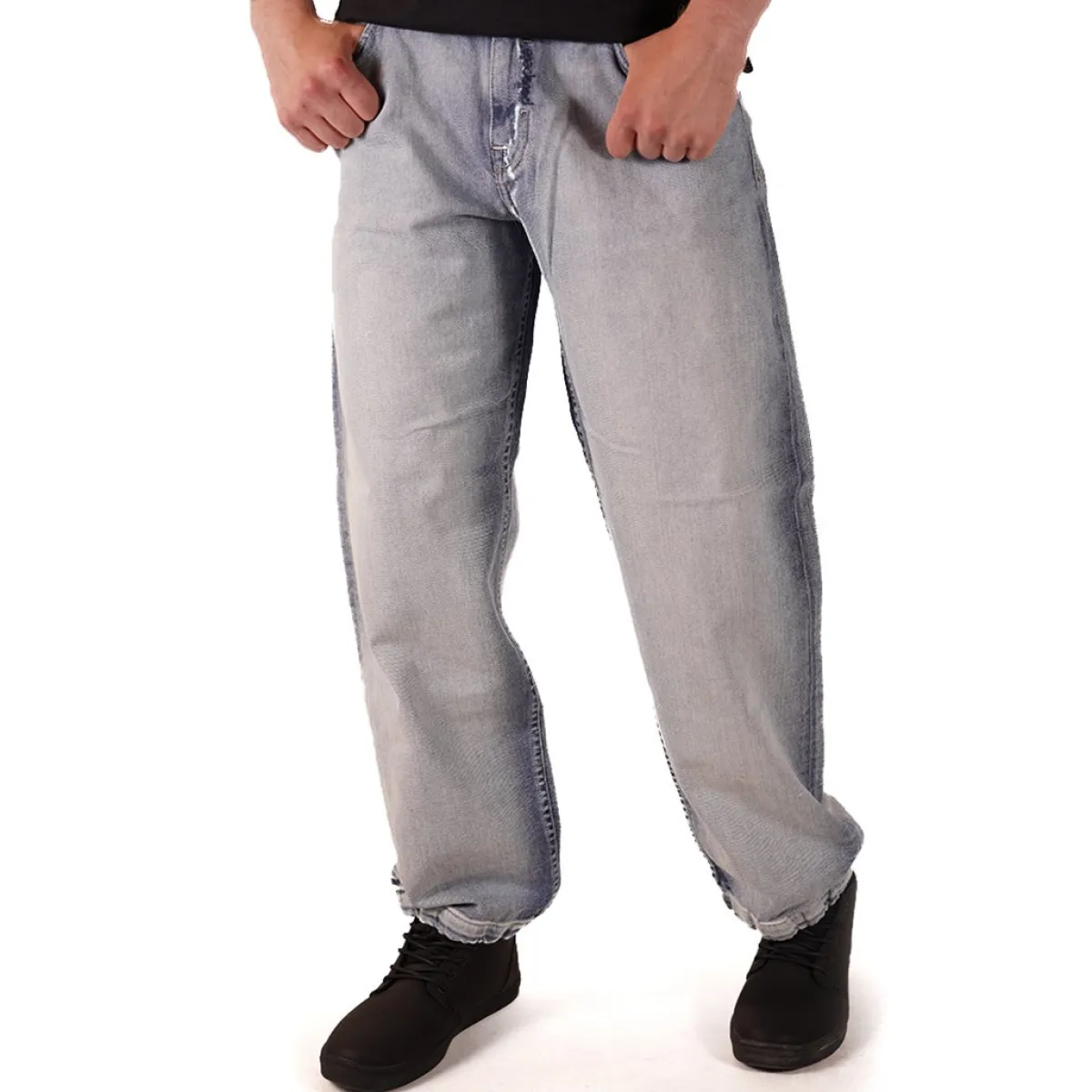 Clearance Baxter Baggy- Farkut, White wash Urban Wear Katukamaa|Farkut