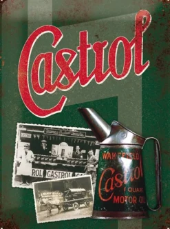 Sale Peltikyltti 30x40cm - Castrol Seinäkyltit & Taulut|Isälle