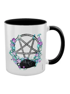 Clearance Pentagram Familiar - kaksivärinen muki Kissamukit|Pastelligootti
