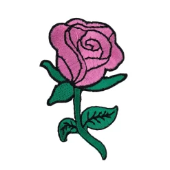 Clearance Pink Rose - kangasmerkki Kangasmerkit|Haalarimerkit
