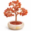 Punainen akaatti - Kristallipuu, 15cm Akaatti|Kiviesineet