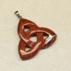 Best Punainen jaspis - Triquetra-riipus Korutarvikkeet|Punainen Jaspis