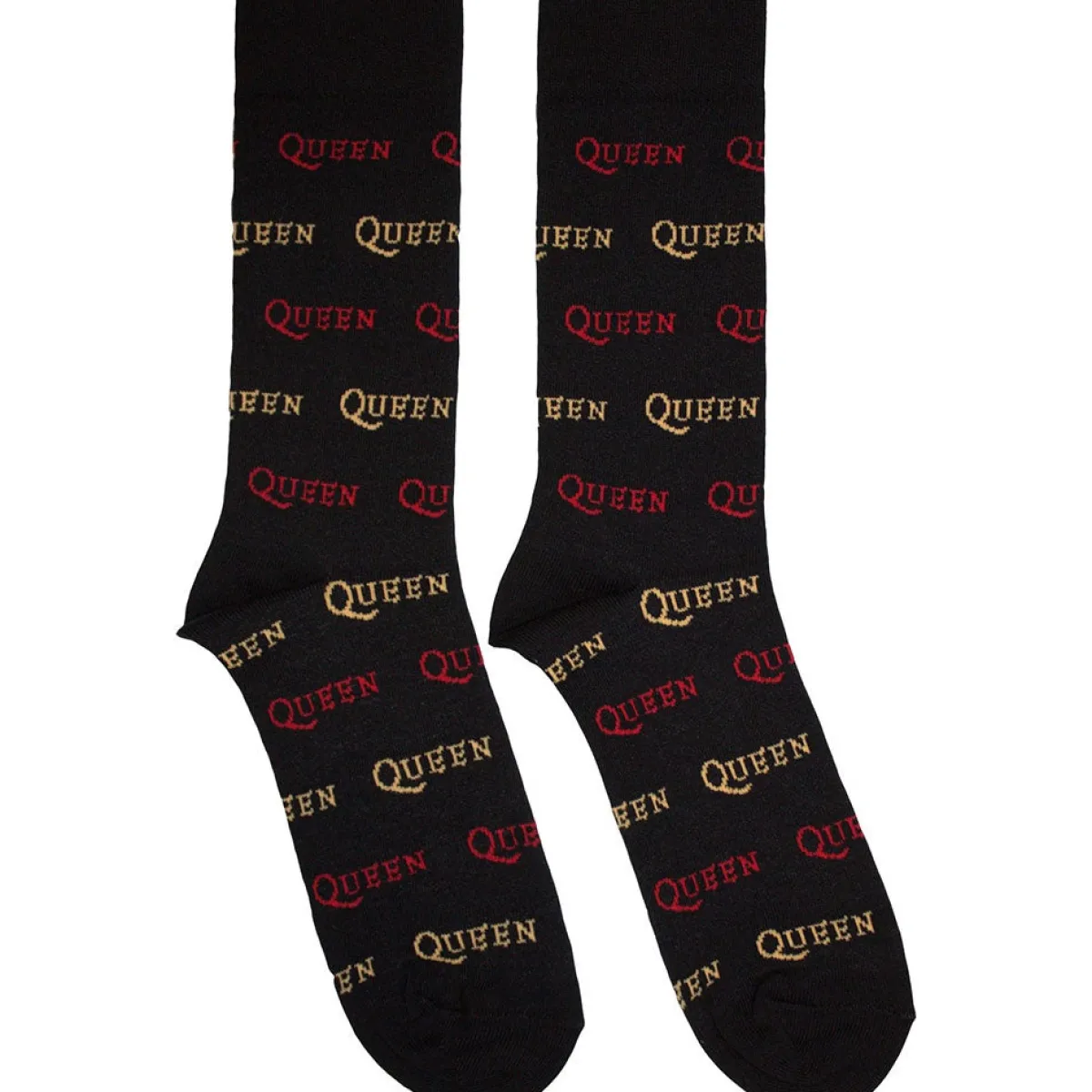 Discount Queen: Logo Repeat Colour - Nilkkasukat Queen|Sukat