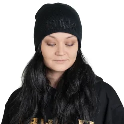 Sale neulepipo - Musta brodeeraus Urban Wear Katukamaa|Pipot & Hatut