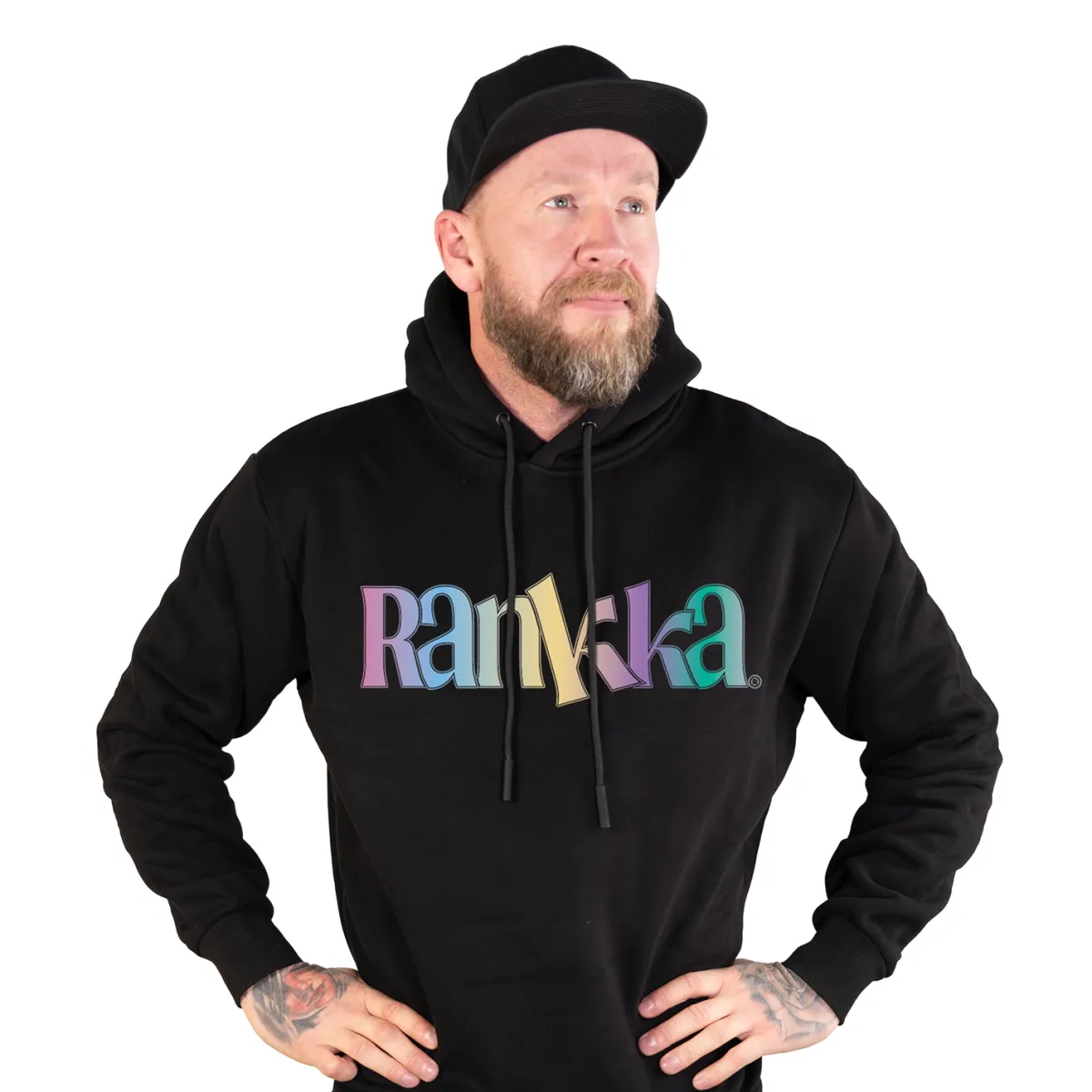 Pastelli logo - Heavyweight Huppari, black Urban Wear Katukamaa|Hupparit