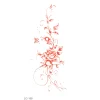 Best Red outline rose - siirtotatuointi Siirtotatuoinnit