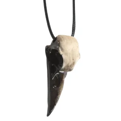 Hot Resin Crow Skull - Kaulakoru Goottikamaa|Kaulakorut