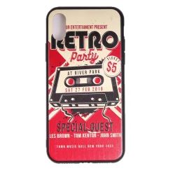 Clearance Retro Party - Suojakuori, iPhone X Apple