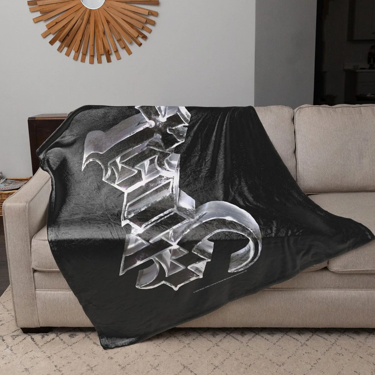 Online Ghost: Chrome Logo - Torkkupeitto Ghost|Sisustustekstiilit