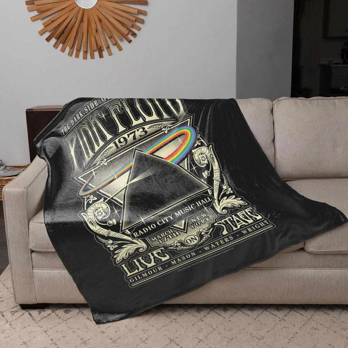 Online Pink Floyd: 1973 Live - Torkkupeitto Pink Floyd|Sisustustekstiilit