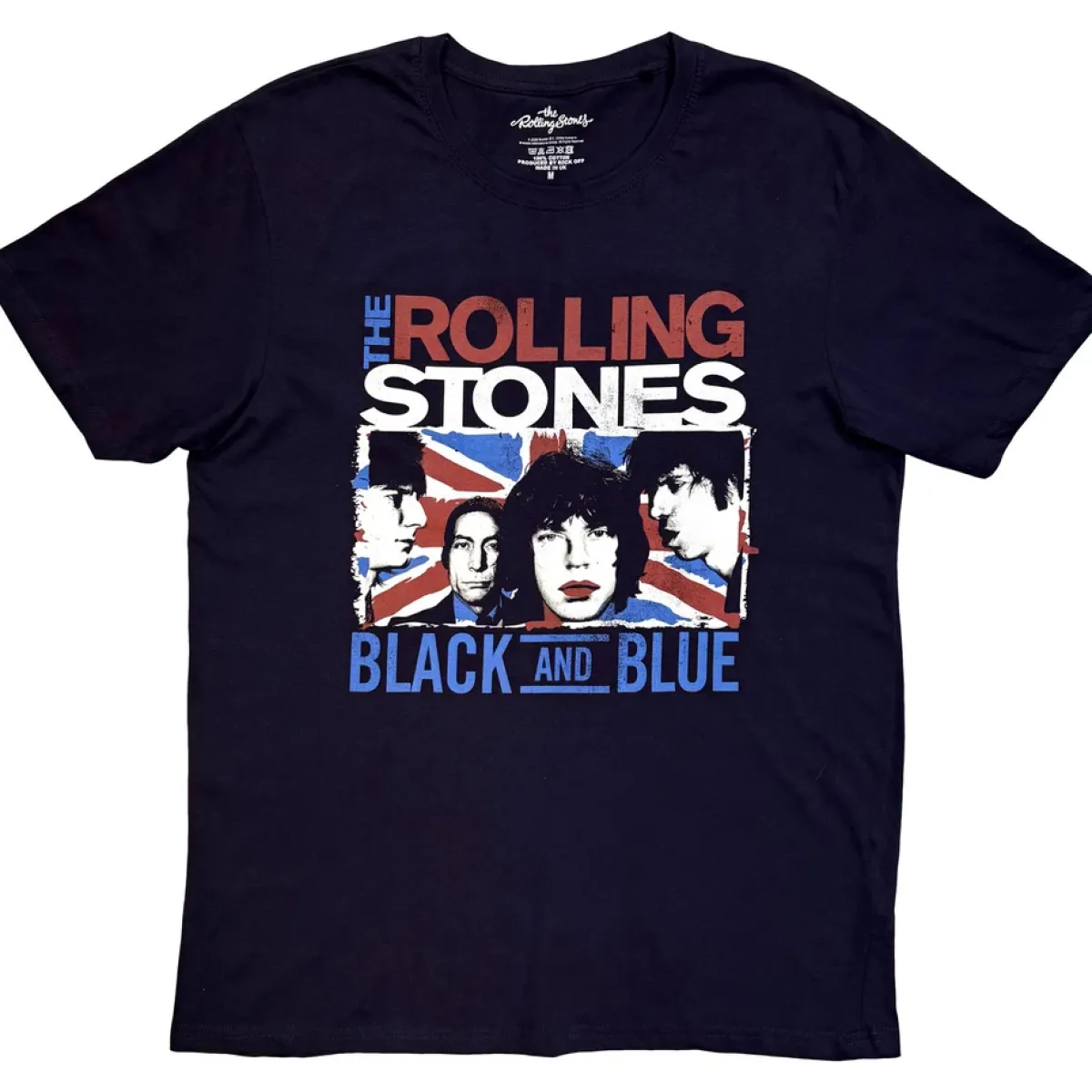Clearance Rolling Stones: Black And Blue - T-paita T-Paidat|Bändipaidat