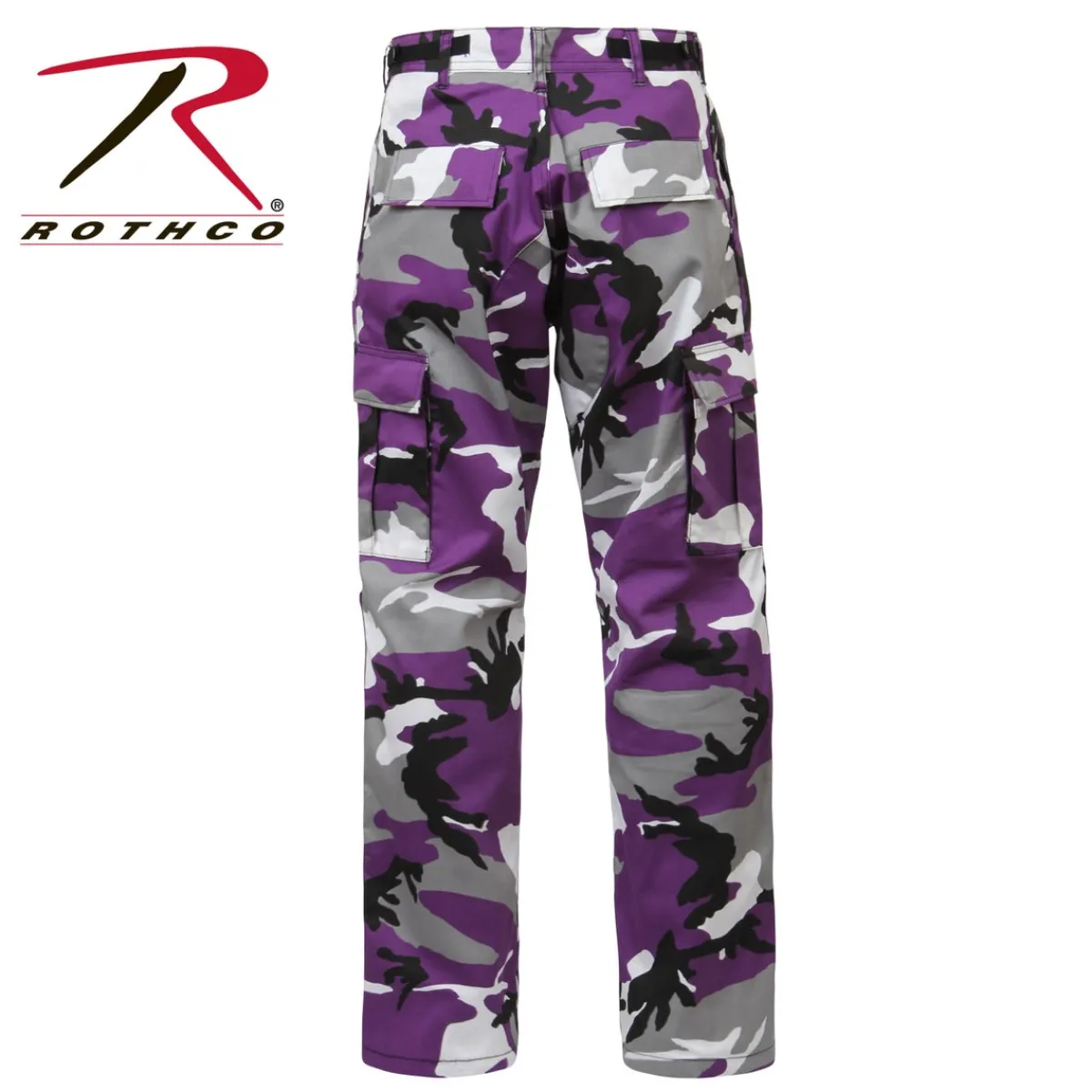 Hot Color Camo BDU - Reisitaskuhousut, ultra violet Reisitaskuhousut|Camot