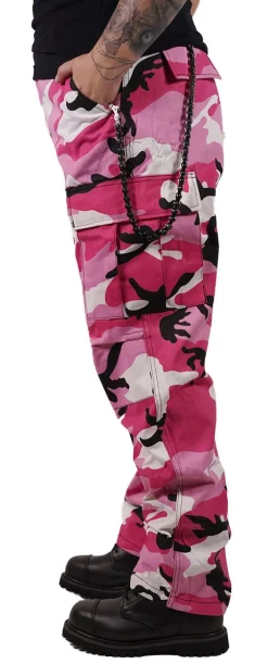 Best Color Camo BDU - Reisitaskuhousut, pink camo Reisitaskuhousut|Camot