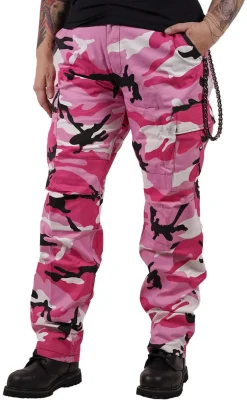 Best Color Camo BDU - Reisitaskuhousut, pink camo Reisitaskuhousut|Camot