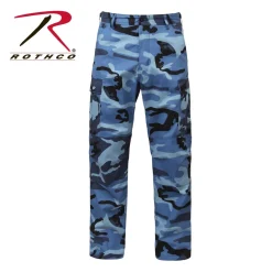 New Color Camo BDU - Reisitaskuhousut, sky blue Reisitaskuhousut|Camot
