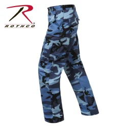 New Color Camo BDU - Reisitaskuhousut, sky blue Reisitaskuhousut|Camot