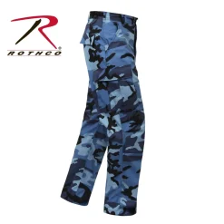 New Color Camo BDU - Reisitaskuhousut, sky blue Reisitaskuhousut|Camot