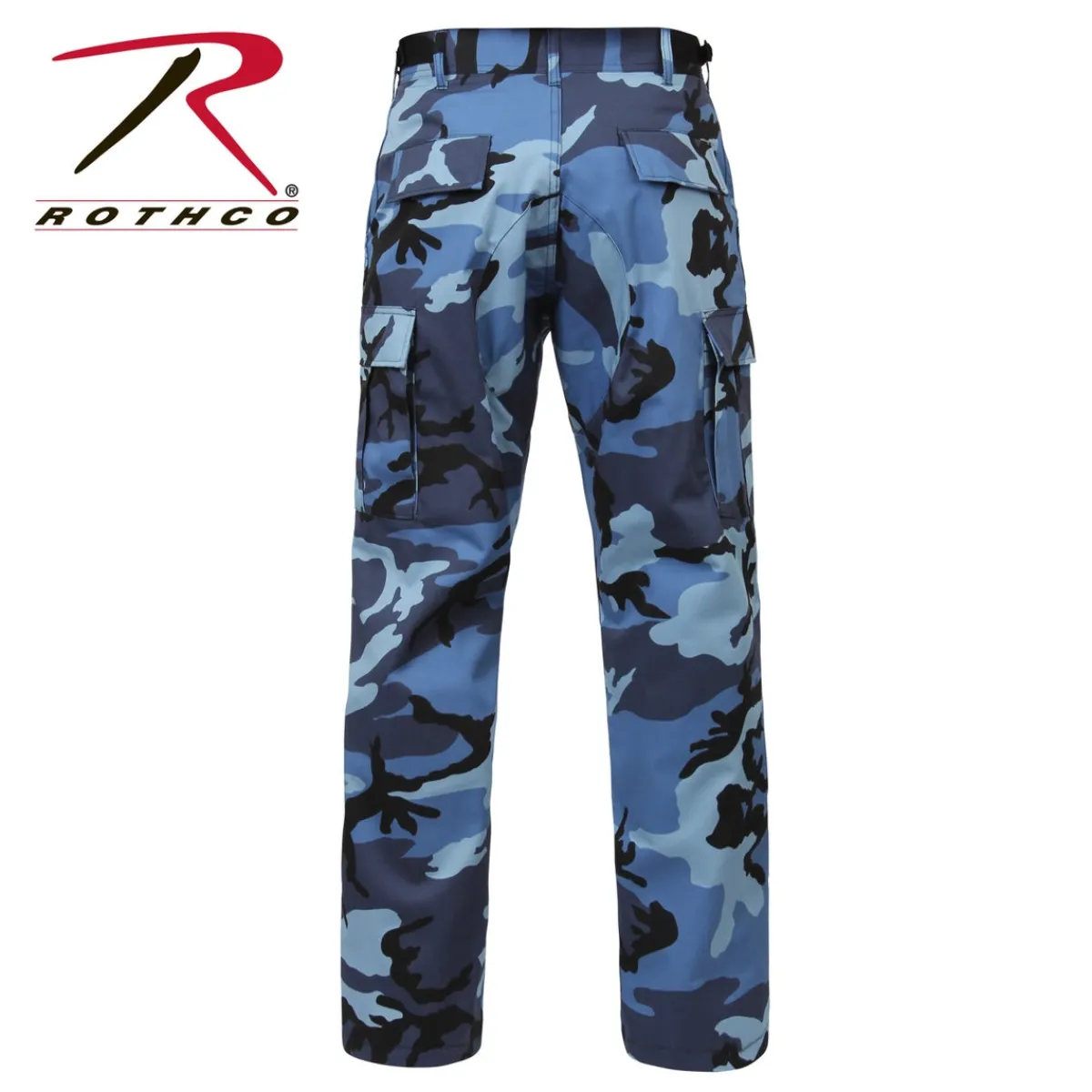New Color Camo BDU - Reisitaskuhousut, sky blue Reisitaskuhousut|Camot