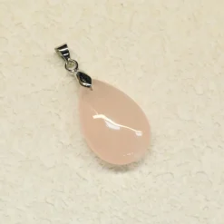 Sale Ruusukvartsi - Pisarariipus 2,5cm Korutarvikkeet|Kaulakorut Ja Riipukset