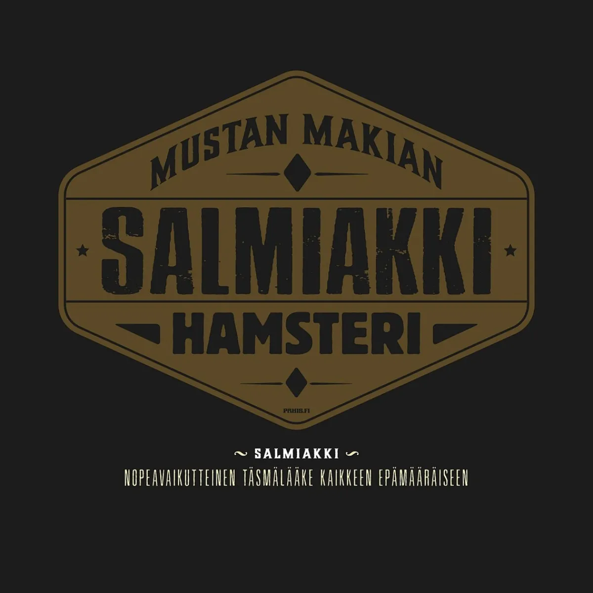Clearance Salmiakki -Lady Fit T-paita Asenne T-Paidat