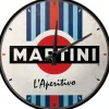 Clearance Seinäkello - Martini L'Aperitivo Racing Stripes Isälle|Kellot