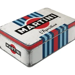 Outlet Säilytyspurkki flat - Martini - L'Aperitivo Racing Stripes Autoteema|Hyllyt & Säilytys