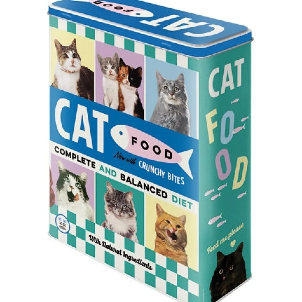 New Säilytyspurkki XL - Cat Food Crunchy Bites Kissateema|Hyllyt & Säilytys