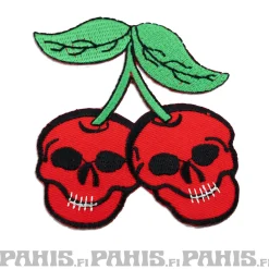 Hot Skull Cherry - Kangasmerkki Kangasmerkit
