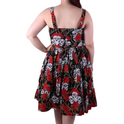 Online Skulls and Thornes - Mekko, musta Mekot|Rockabilly