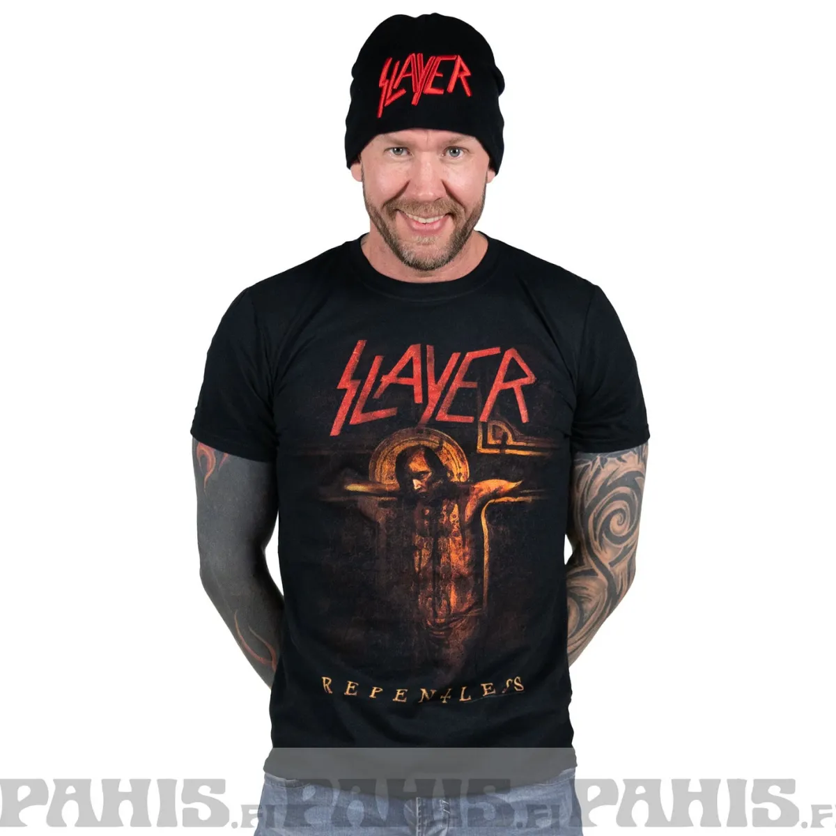 Discount Slayer crucifix - T-paita T-Paidat|Bändipaidat