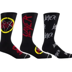 New Slayer: Logos - Sukkasetti kitararasiassa, 3-pack Sukat|Slayer
