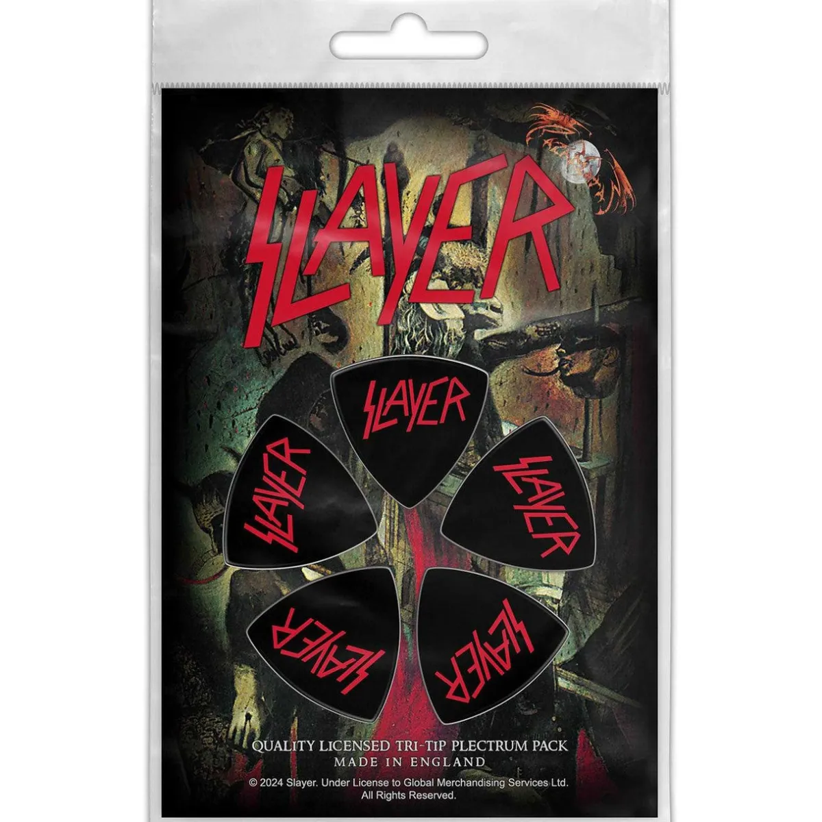 Hot Slayer: Logo - Tri-Tip Plektrasetti 5kpl Plektrasetit|Slayer